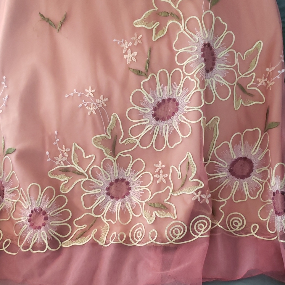 Only Hearts by Helena Stuart vintage 90’s embroidered maxi skirt Host pick! - Picture 2 of 16